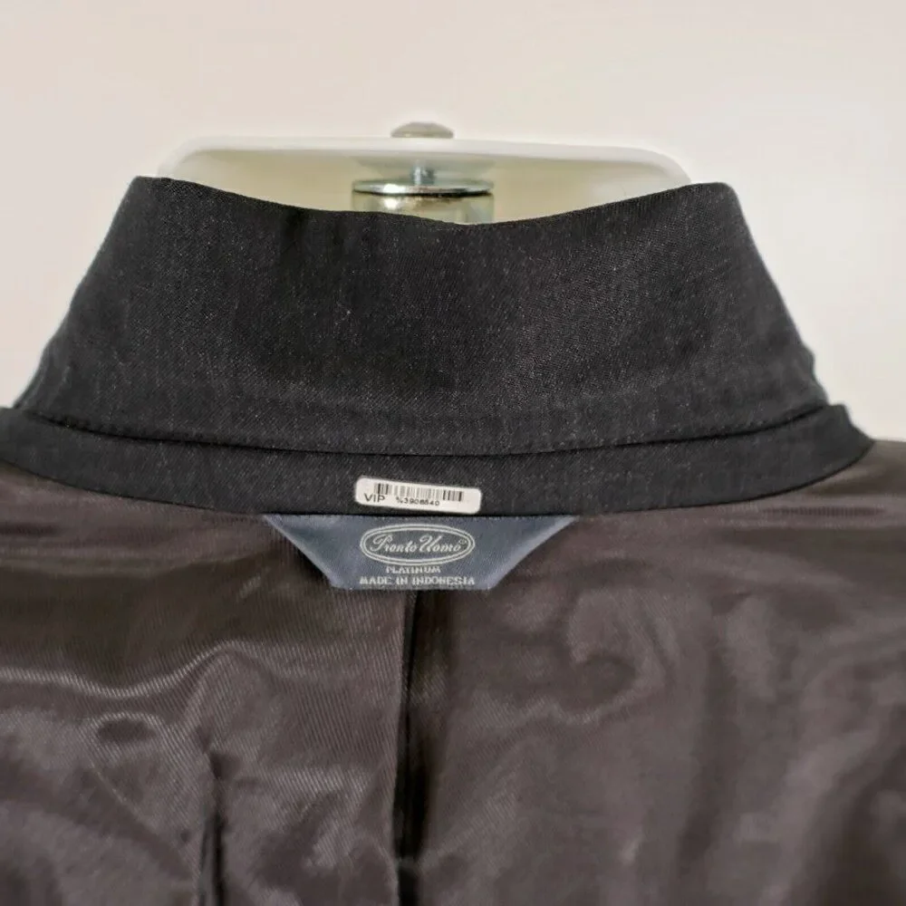 Pronto Uomo Platinum Wool Gray 2 Button‎ Blazer 48R Or Slim Fit 50R